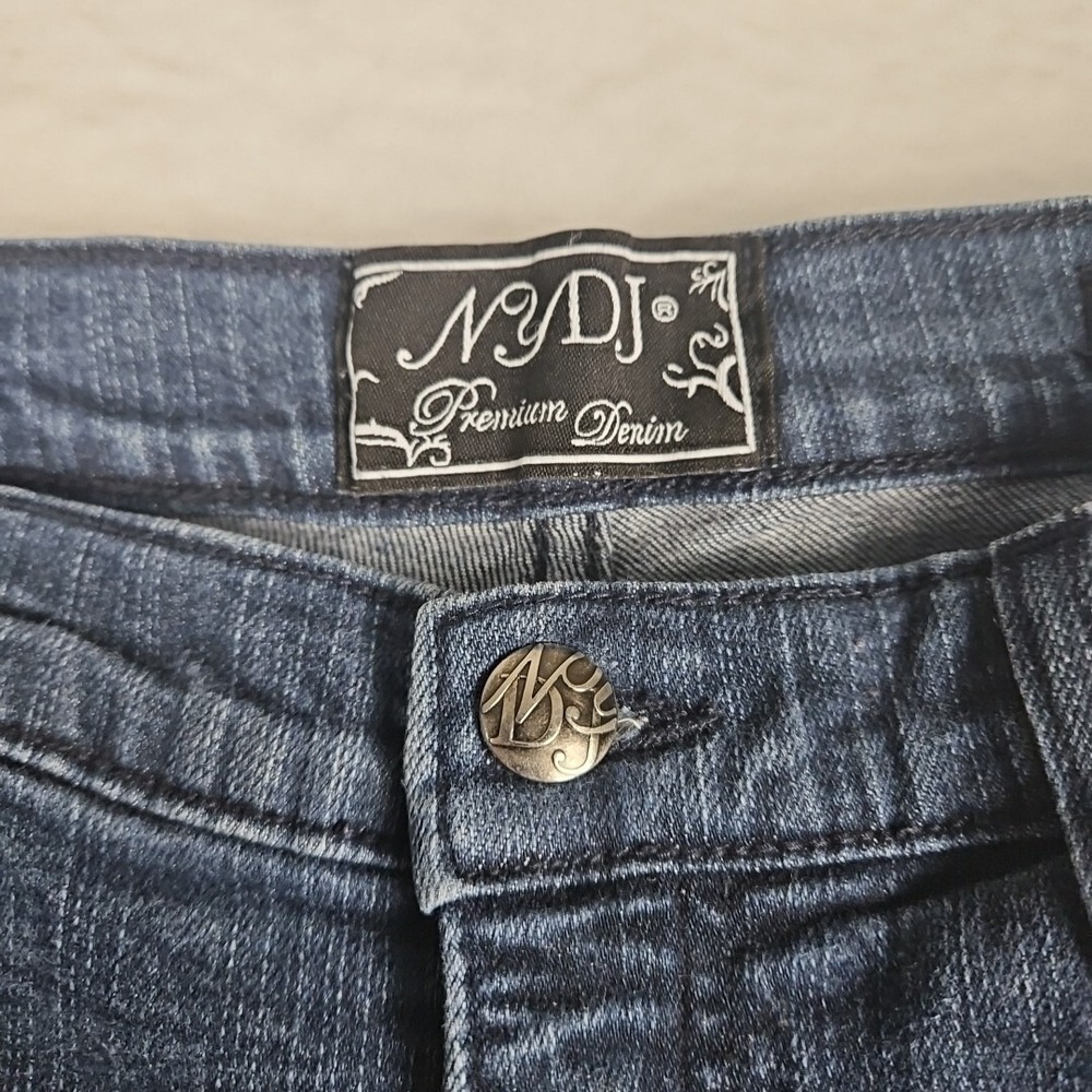 NYDJ Premium Denim Skinny Jeans Ankle Zip Dark Wash Women's - Picture 2 of 14